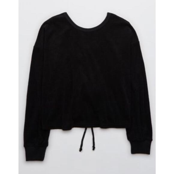 aerie Sweaters - Aerie Towel Terry Clinch Sweatshirt *M*
